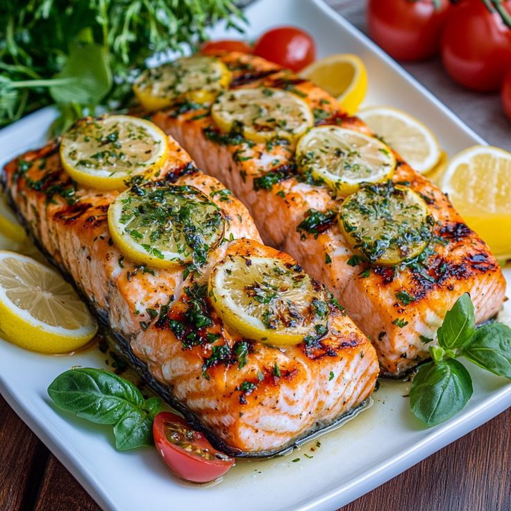 grilled salmon